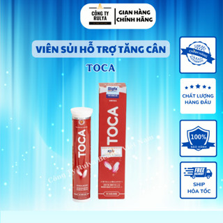 [Hàng Chính Hãng] Viên Sủi Tăng Cân Toca Hỗ Trợ Tăng Cân Ăn Ngon Giảm Mệt Mỏi - 1 Tuýp 20 Viên