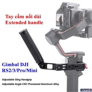 Tay cầm tay phụ xách oem chống rung nối dài gimbal dji ronin rs rs2 rs2 rs3 rs4 pro mini gimbal extension handle