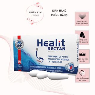 - viên đặt hậu môn, đại trực tràng healit rectan