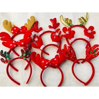 Bờm Noel, cài tóc Noel, băng đô Noel nhiều mẫu hình cây thông, sừng tuần lộc đáng yêu
