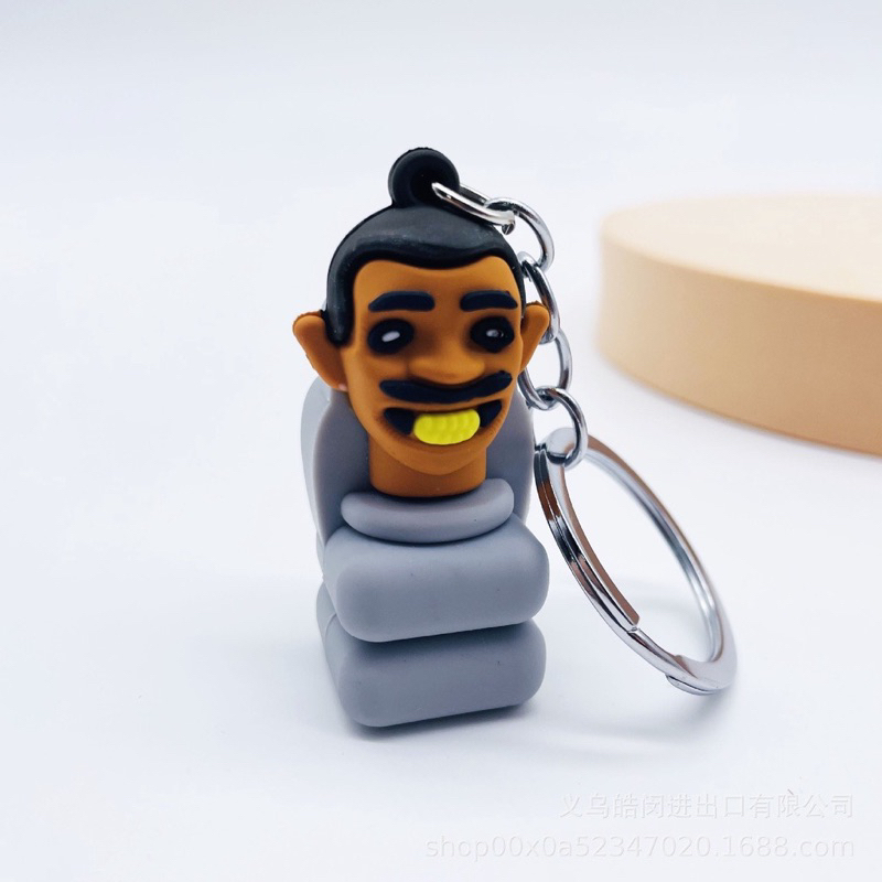 Móc Khoá Skibidi Toilet Nhựa Dẻo Dễ Thương