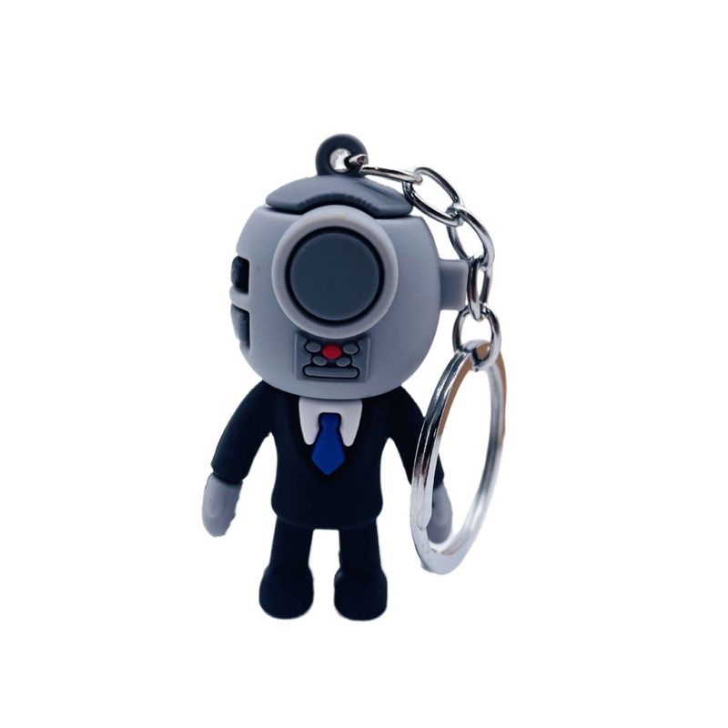 Móc Khoá Skibidi Toilet Nhựa Dẻo Dễ Thương