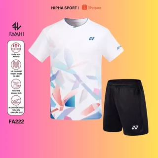 Áo cầu lông, quần cầu lông Yonex FA222 chuyên nghiệp mới nhất sử dụng tập luyện và thi đấu cầu lông FAVAHI SPORT FAVAHI