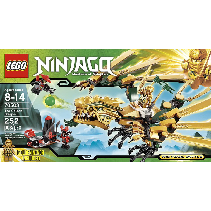 LEGO 70503 ninjago rồng vàng huyền thoại
