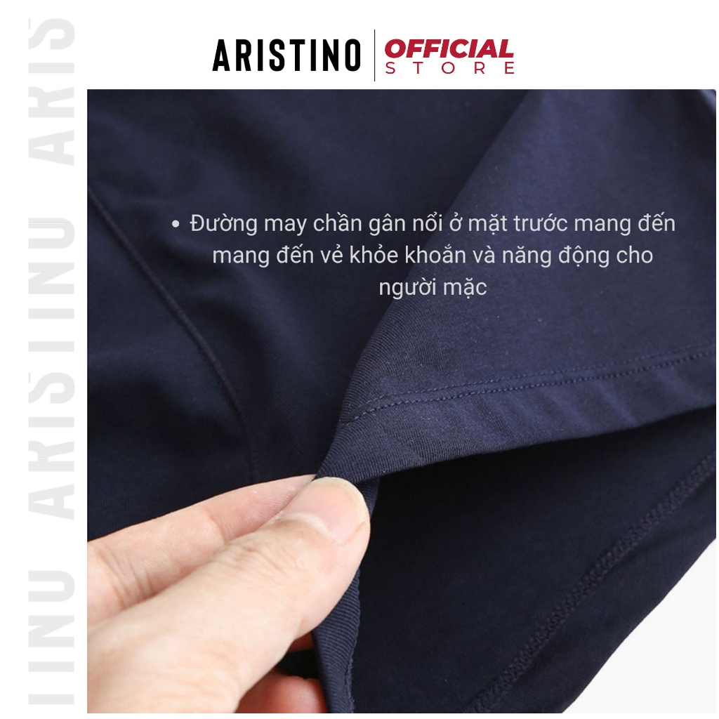 Quần lót nam sịp đùi ARISTINO ABX056 cotton cao cấp sợi tre cao cấp mềm mịn thoáng mát khoáng khí kháng khuẩn