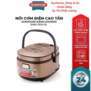 NỒI CƠM ĐIỆN CAO TẦN 1.5L SUNHOUSE MAMA SHD8955_Chính hãng
