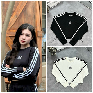Áo adidas nữ Nỉ da cá 1782 3-STRIPES WOMEN Made in Cambodia  SIZE S M L