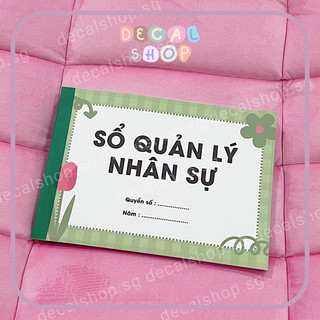 Sổ quản lý nhân sự - cuốn 50 tờ giấy 80gsm