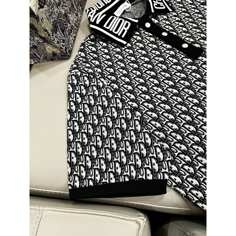 Áo POLO ĐÌ O vải dệt hoạ tiết chìm bản SUPPER hàng QC cao cấp