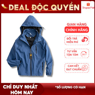 Áo khoác gió 2 lớp có mũ chất gió tráng bạc, chống nước, chống gió G52 thương hiệu STY