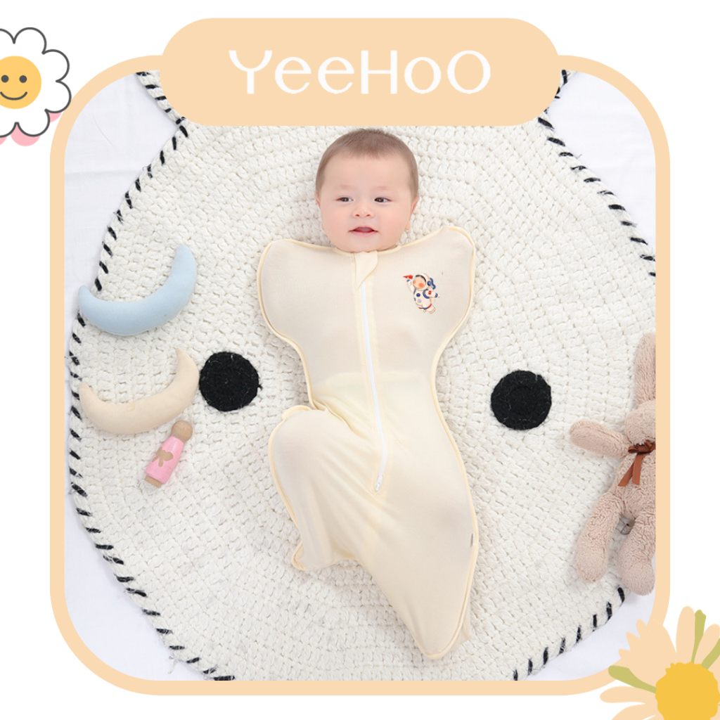 Nhộng Chũn Sơ Sinh YeeHoo Vải Petit Mềm Mịn Từ 3 -11kg Giúp Bé Ngủ Ngon Hạn Chế Giật Mình