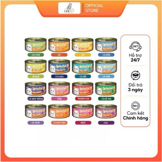 Thức ăn cho mèo pate Aatas cho mèo mọi lứa tuổi lon 80gr