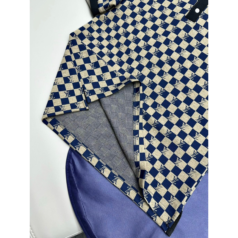 Áo POLO eo vì vải dệt hoạ tiết chìm bản SUPPER hàng QC cao cấp