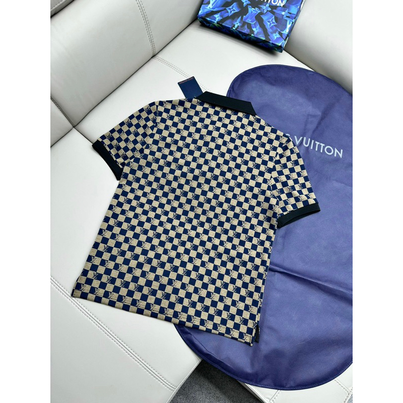 Áo POLO eo vì vải dệt hoạ tiết chìm bản SUPPER hàng QC cao cấp