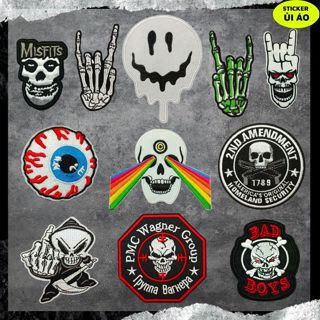  Sticker ủi áo cao cấp miếng dán quần áo dùng làm Patch ủi miếng vá quần áo vá áo phao trang trí BALO 