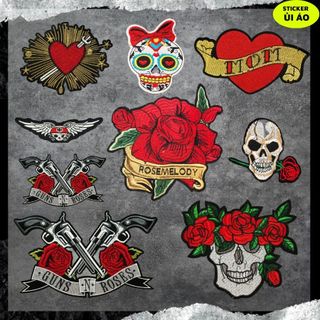 Sticker ủi áo cao cấp, miếng dán quần áo, làm Patch ủi, miếng vá quần áo, vá áo phao