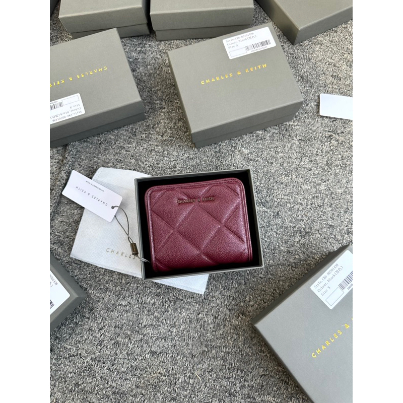 Ví vuông trần trám ô cê.ka siêu dầy dặn nhiều ngăn #1438