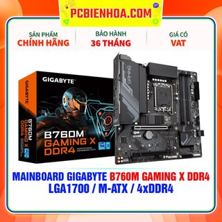 Bo mạch chỉ gigabyte b660m gaming x ax ddr4 tích hợp wifi 6- hàng chính hãng 36t