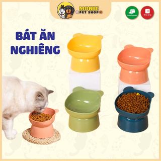 [Hỏa tốc] Bát ăn chống gù lưng cho chó mèo, bát ăn nghiêng cho chó mèo