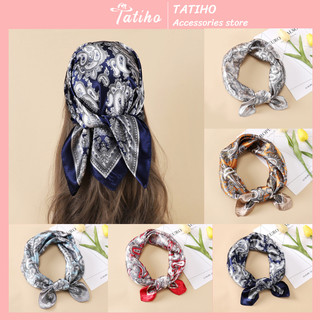 Khăn Turban Unisex Nam Nữ, Khăn Bandana EXO Cao Cấp Họa Tiết Tế Bào Chất Lụa Satin - 60x60cm - TATIHO - Mã B007