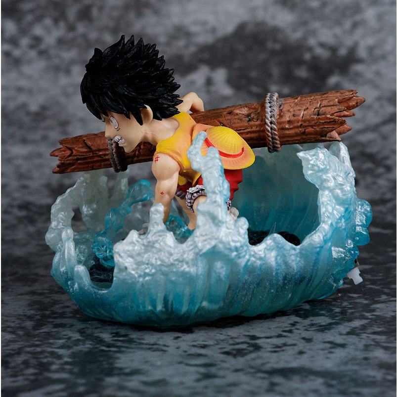 Mô Hình OnePiece Luffy Phiên bản dạ quang có đèn LED Mini