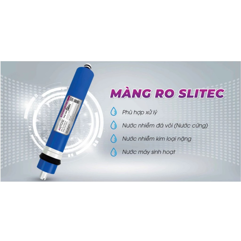 Màng lọc RO Mutosi SLITEC 75GPD, Lõi số 4 - Lõi đúc