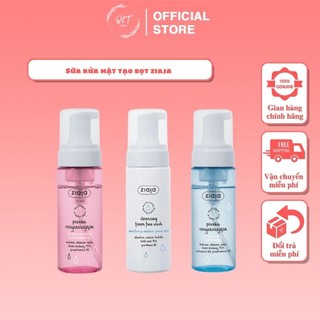  Sữa rửa mặt tạo bọt Ziaja Pianka 3 màu cho da nhạy cảm da khô và da thường 