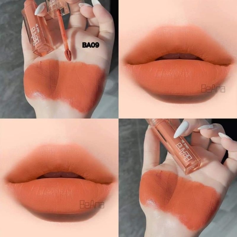 Son cam nâu son cam đất, son cam cháy son cam sữa, son cam tây son tone cam, son cam nude son tone tây son beana