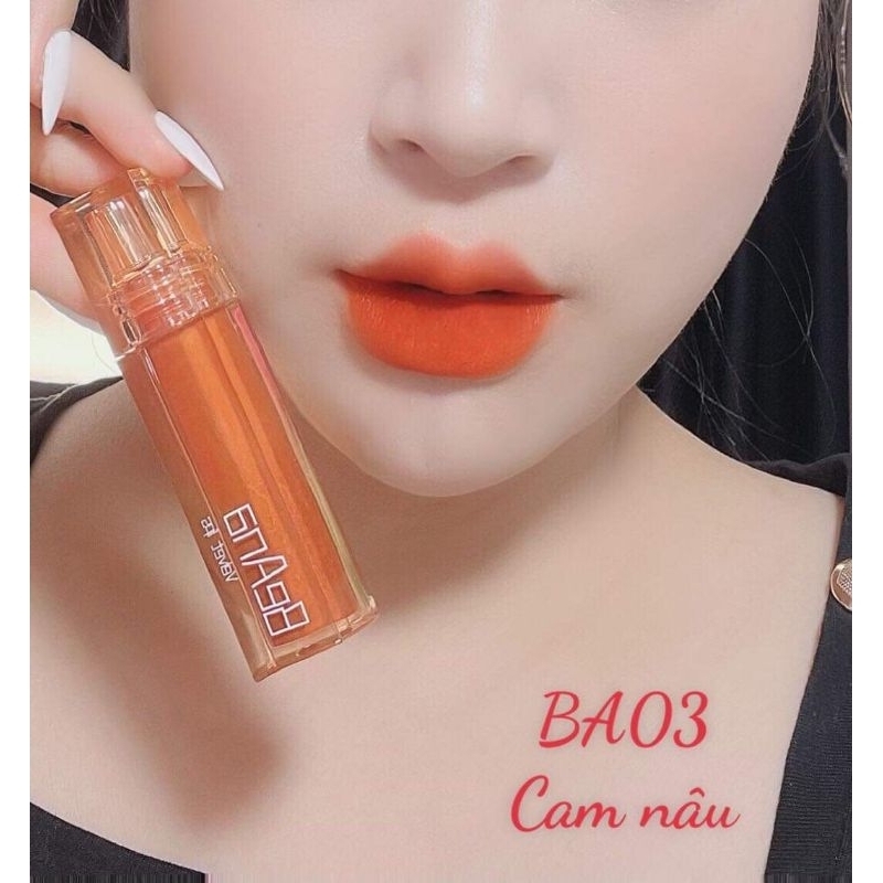 Son cam nâu son cam đất, son cam cháy son cam sữa, son cam tây son tone cam, son cam nude son tone tây son beana