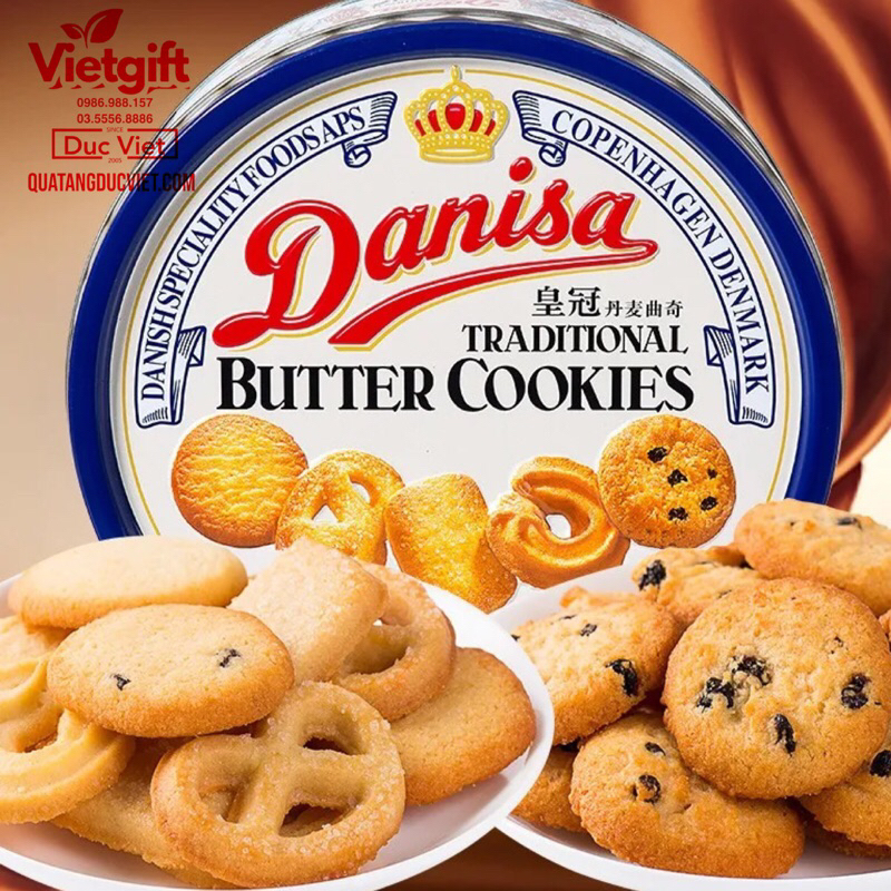 Bánh quy bơ Danisa hộp 200G/ 454G/ 608G hsd: luôn mới