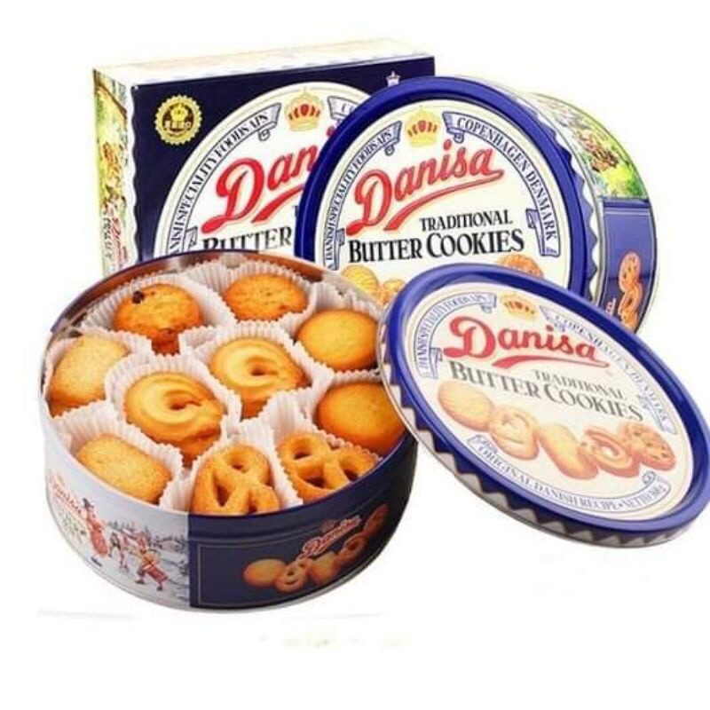 Bánh quy bơ Danisa hộp 200G/ 454G/ 608G hsd: luôn mới