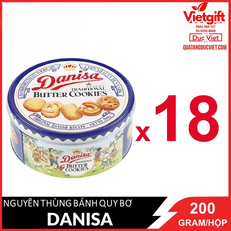 Bánh quy bơ Danisa hộp 200G/ 454G/ 608G hsd: luôn mới