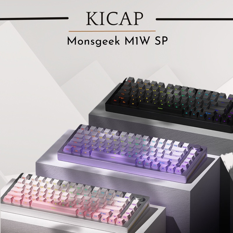Bàn Phím Cơ Monsgeek M1Wsp RGB Mạch Xuôi kết nối 3 chế độ
