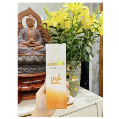Kem Chống Nắng nâng tone Lâu Trôi Làm Sáng Da An pro Tâm An SPF50+ PA++++ 50ML