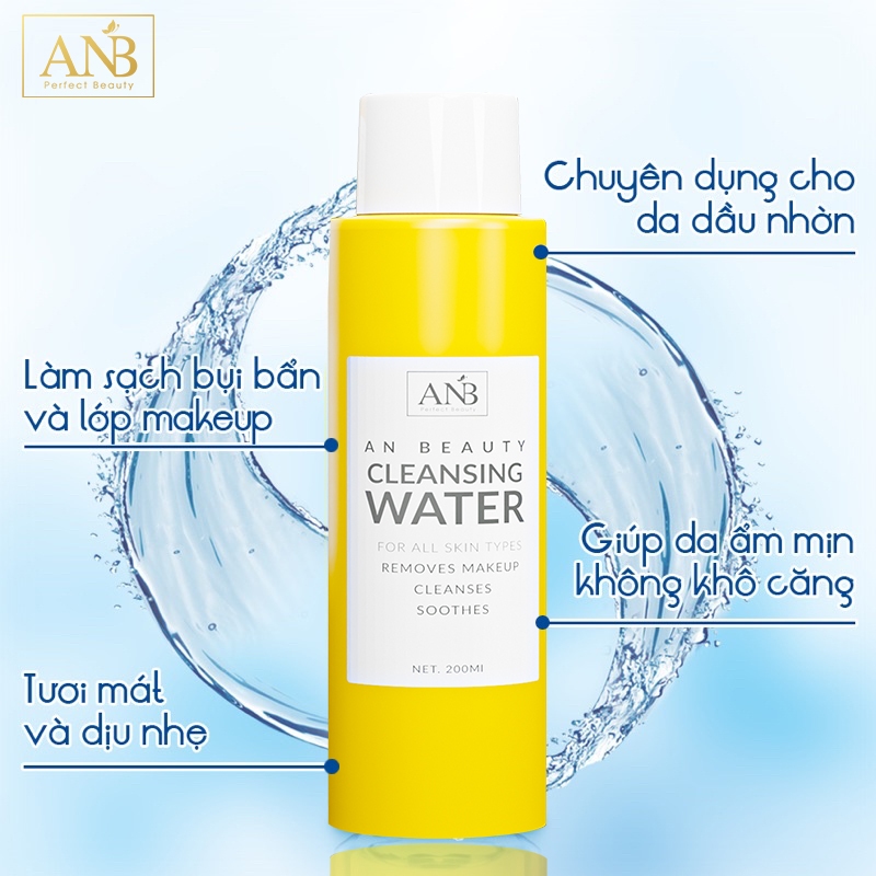 Nước Tẩy trang makeup tẩy tế bào chết da bã nhờn Tâm An
