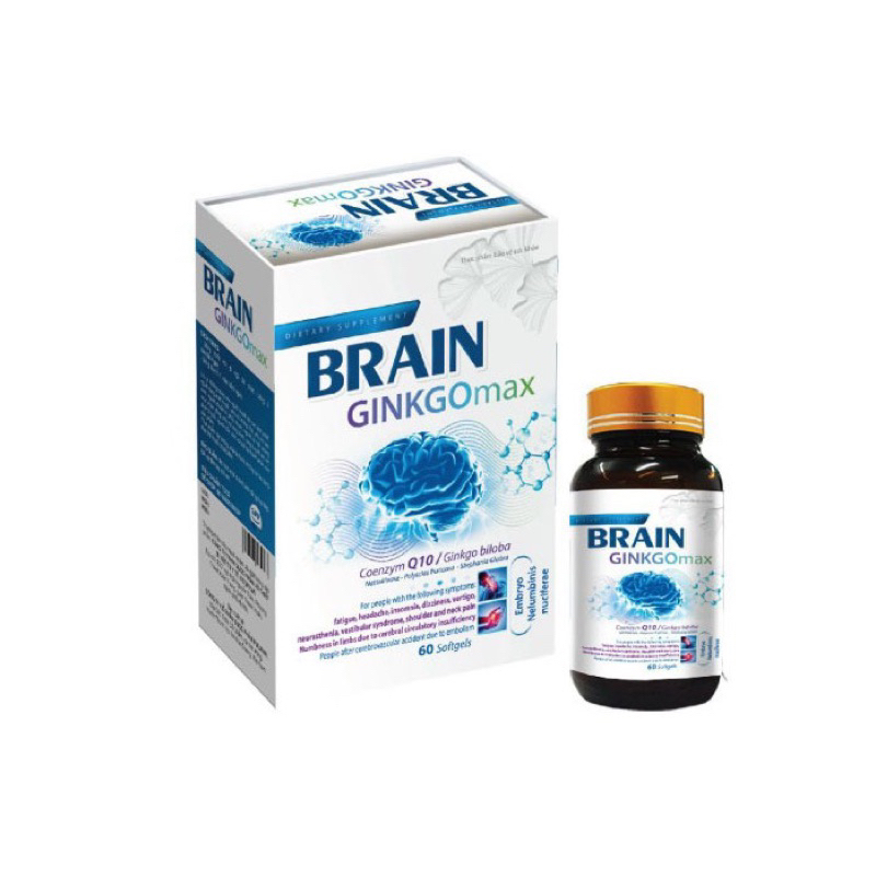 Bổ não BRAIN GINKO MAX tăng cường hoạt huyết dưỡng não