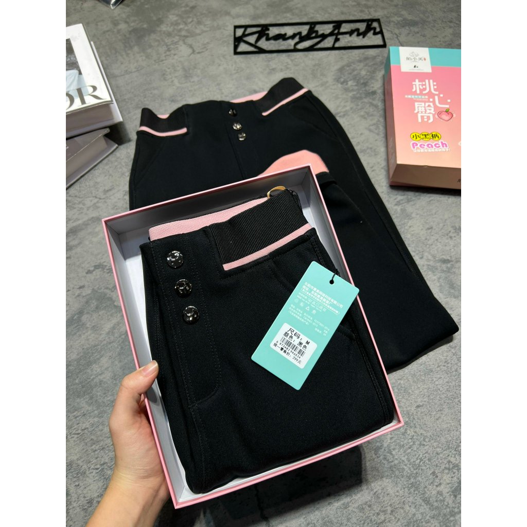 Quần Legging Quả Đào Lót Lông Cạp Siết Eo - Nâng Mông - Chân Như Kéo Chân thì tội gì mà ko chơi
