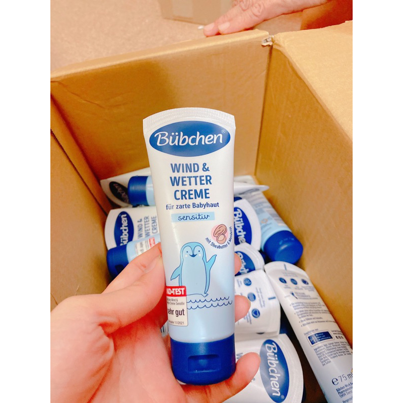 Kem dưỡng da Bubchen Wind & Wetter Cream chống nẻ cho bé sơ sinh 75ml