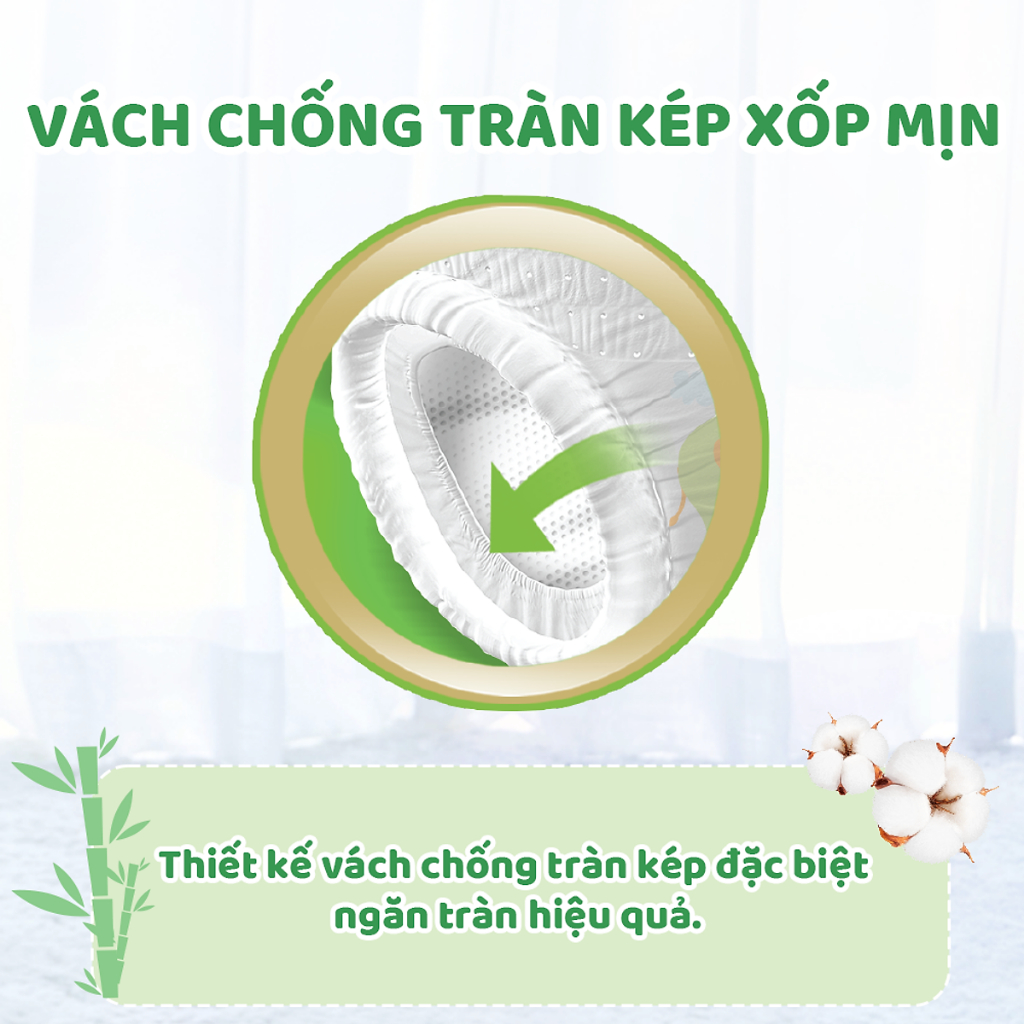 Tã/bỉm quần molfix thiên nhiên bịch trung S46+8 , M42+6 , L36+6 , XL34+6 , XXL28+6 , XXXL24+6