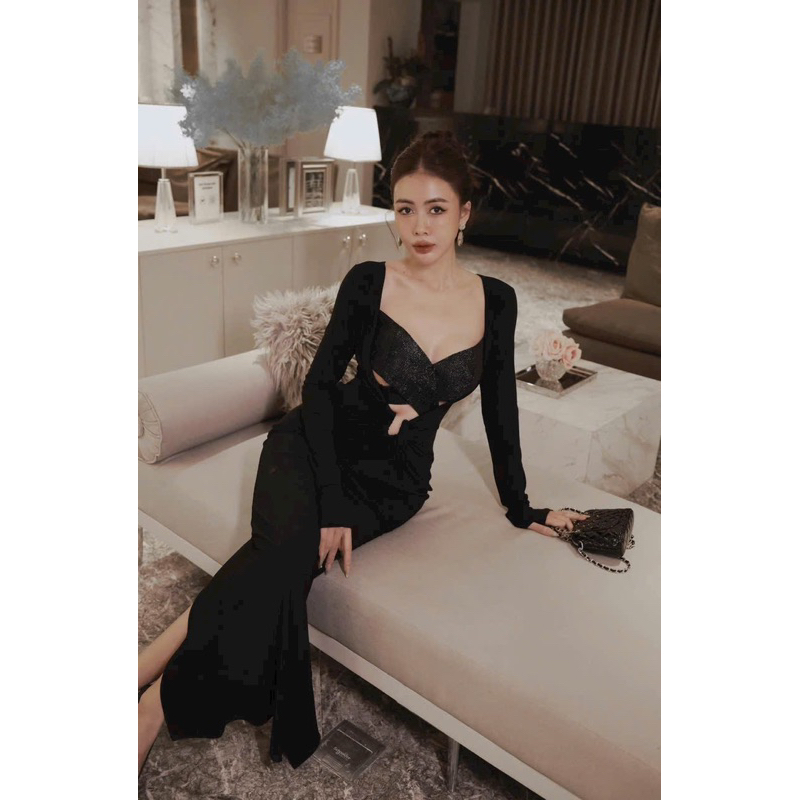 Maxi cúp xẻ kim tuyến