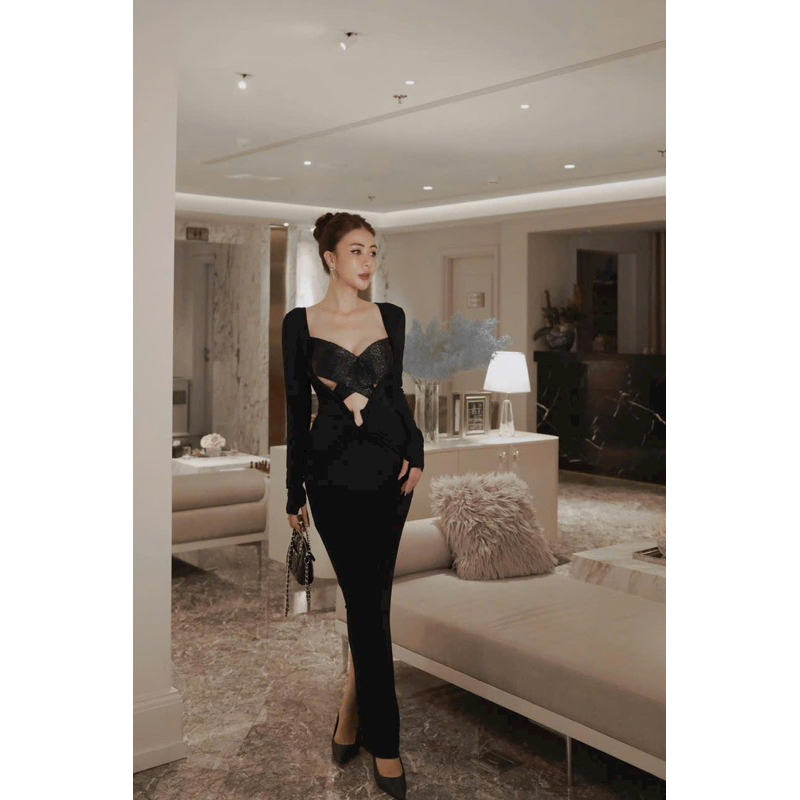 Maxi cúp xẻ kim tuyến