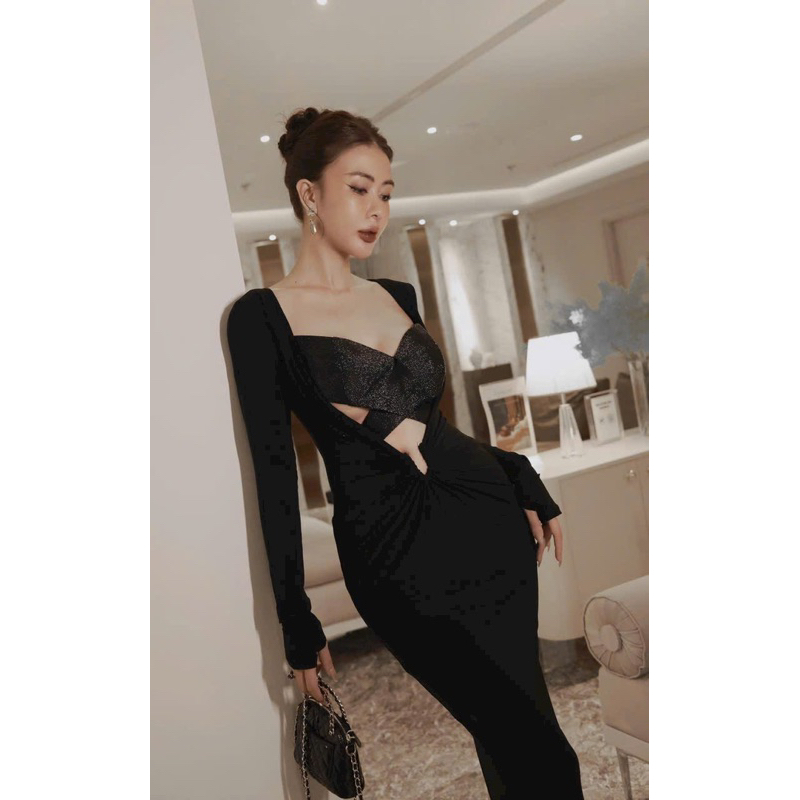 Maxi cúp xẻ kim tuyến