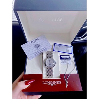 Đồng hồ nữ l0ngin€s primaluna l8.110.4 watch, size 30mm, full box, luxury diamond watch
