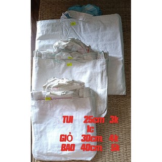 Sỉ 300 túi giỏ bao cỡ 26cmx25cm