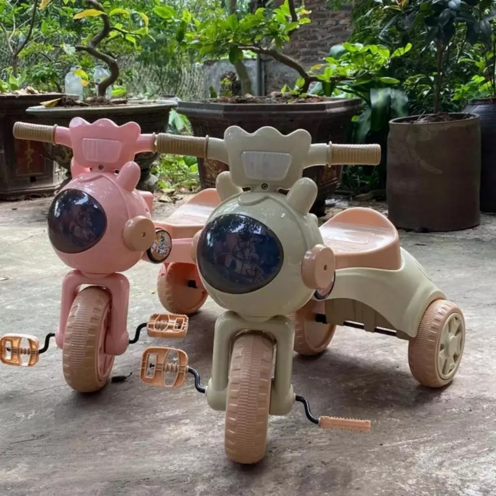 Xe đạp 3 bánh phi hành gia cho bé 2-5 tuổi TD