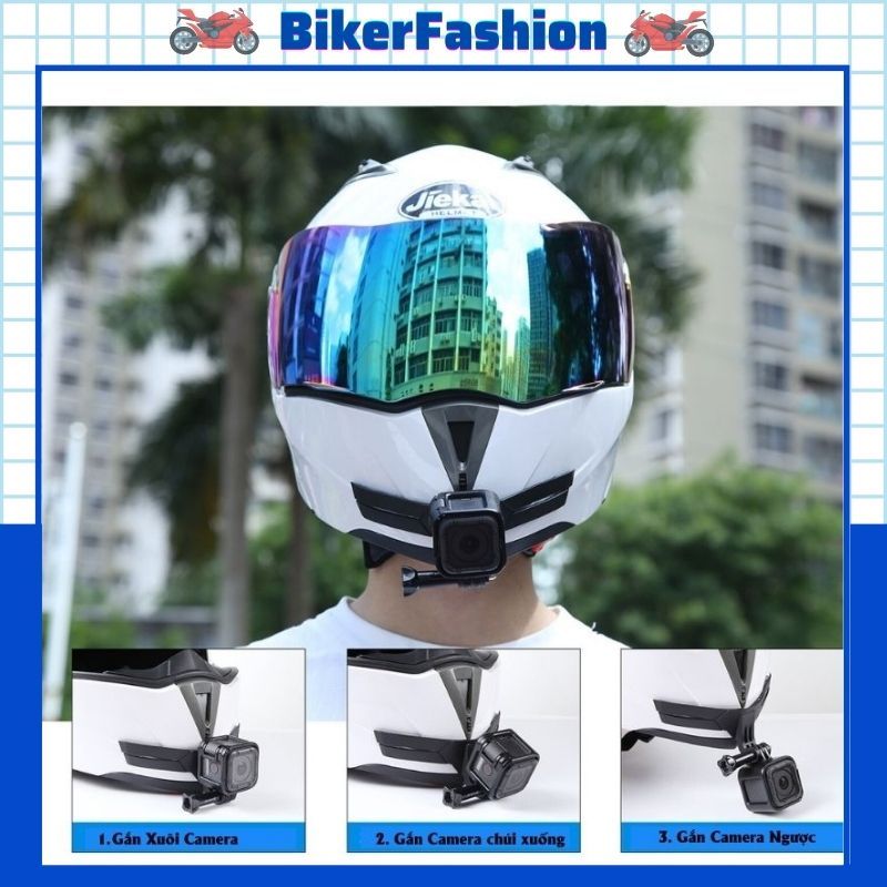 Bộ Mount Dán Cằm Nón Gắn Camera Hành Trình Nón Bảo Hiểm Fullface