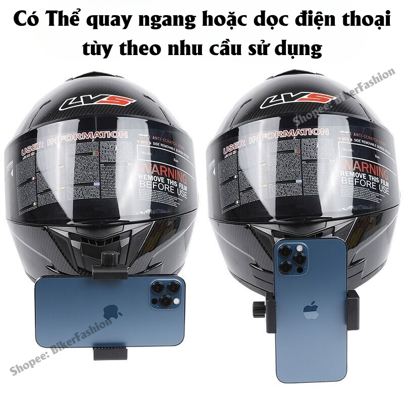 Bộ Mount Dán Cằm Nón Gắn Camera Hành Trình Nón Bảo Hiểm Fullface