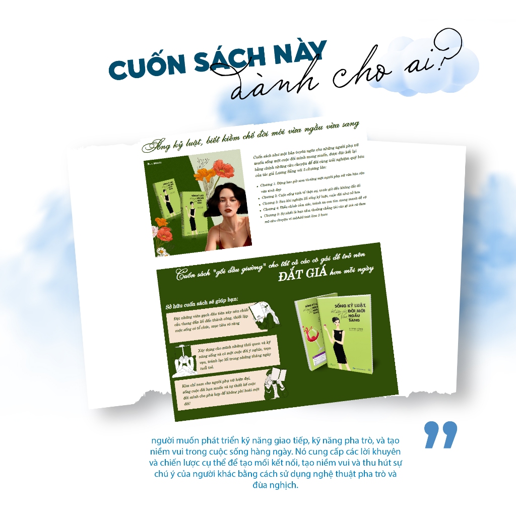 Sách Sống Kỷ Luật, Biết Kiềm Chế, Đời Mới Vừa Ngầu Vừa Sang Sách dành cho phụ nữ Tác Giả Lương Sảng Newbooks