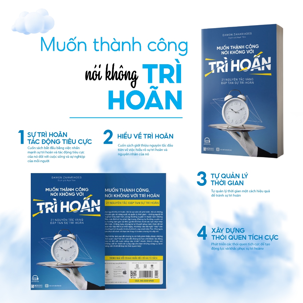 Sách Muốn Thành Công, Nói Không Với Trì Hoãn: 21 Nguyên Tắc Vàng Đập Tan Sự Trì Hoãn Phát triển bản thân Newbooks