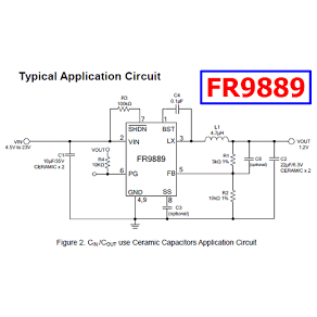 2 IC chip quản lý nguồn FR9889 9889 SOP-8